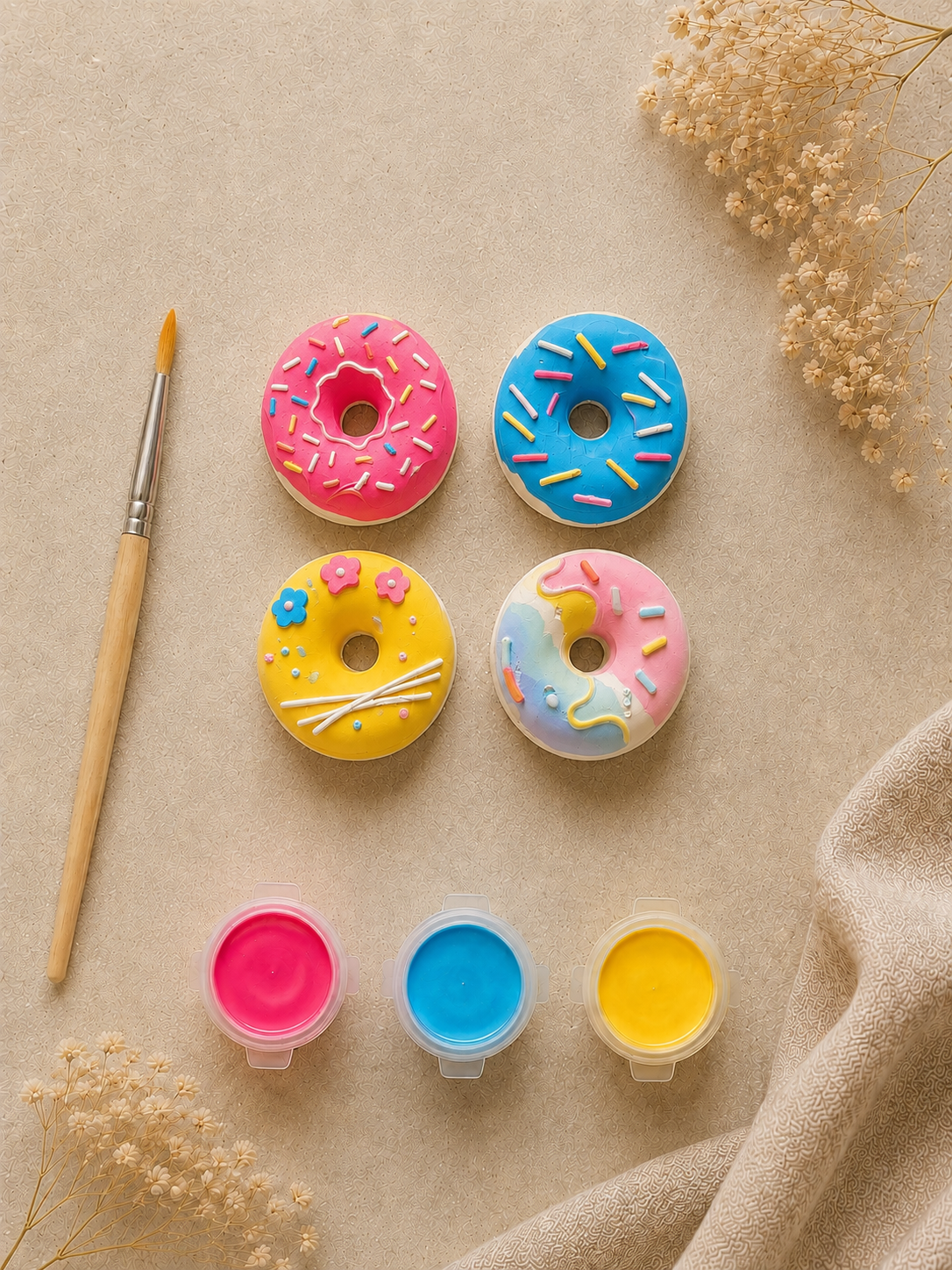 Paint Your Own Donut Masterpiece Plaster Kit