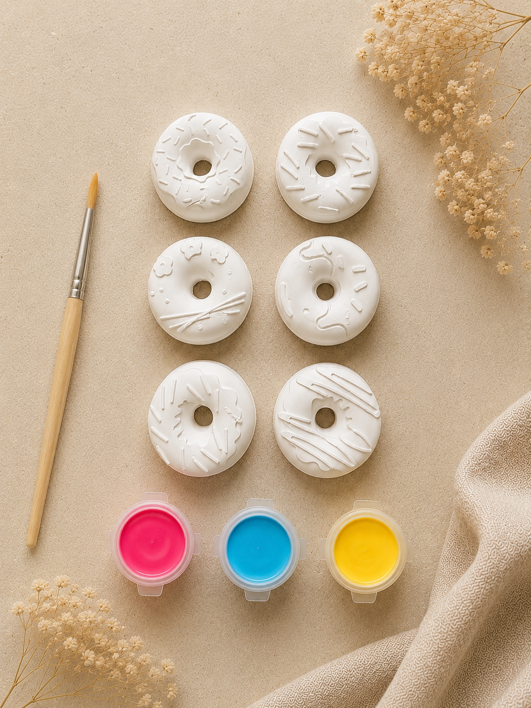 Paint Your Own Donut Masterpiece Plaster Kit