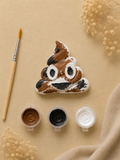 Paint Your Own Poop Emoji Plaster Kit