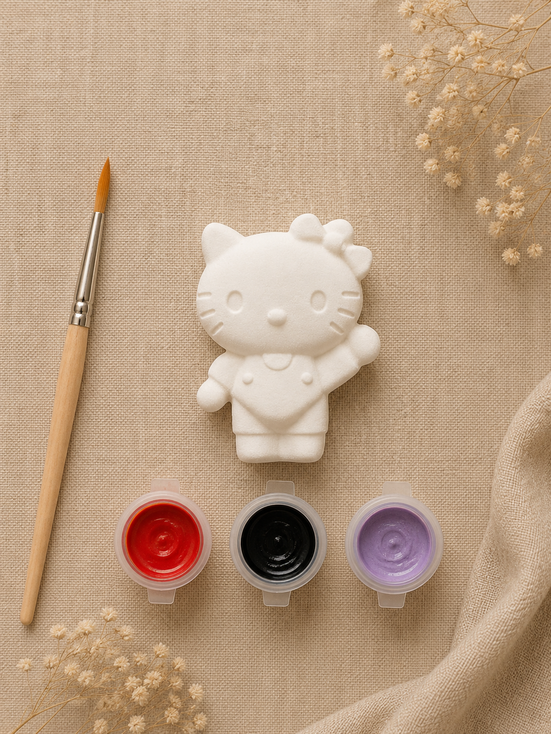 Paint Your Own Hello Kitty Plaster Kit