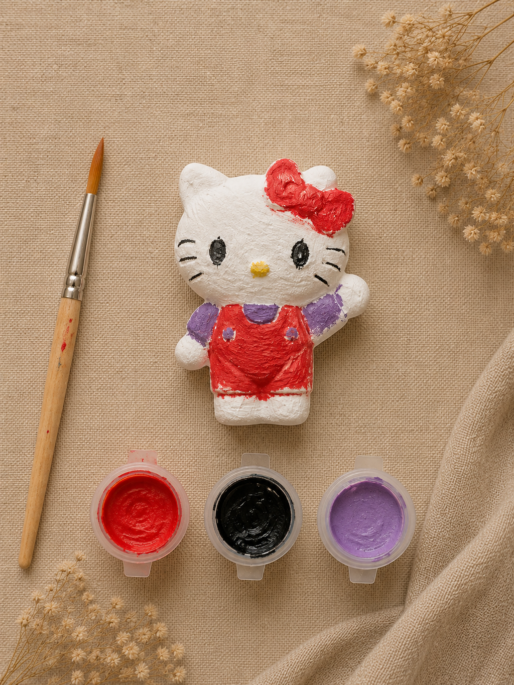 Paint Your Own Hello Kitty Plaster Kit